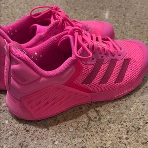 Adidas Women's Bright Pink Athletic Sneakers
